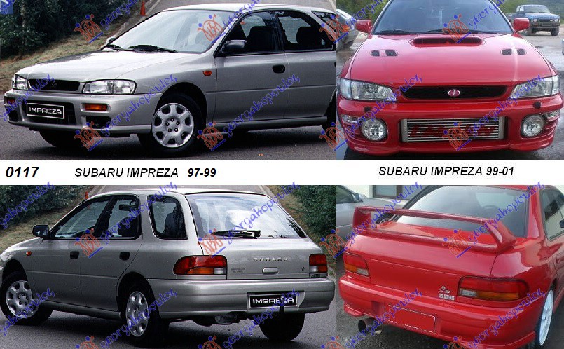 SUBARU IMPREZA 97-01