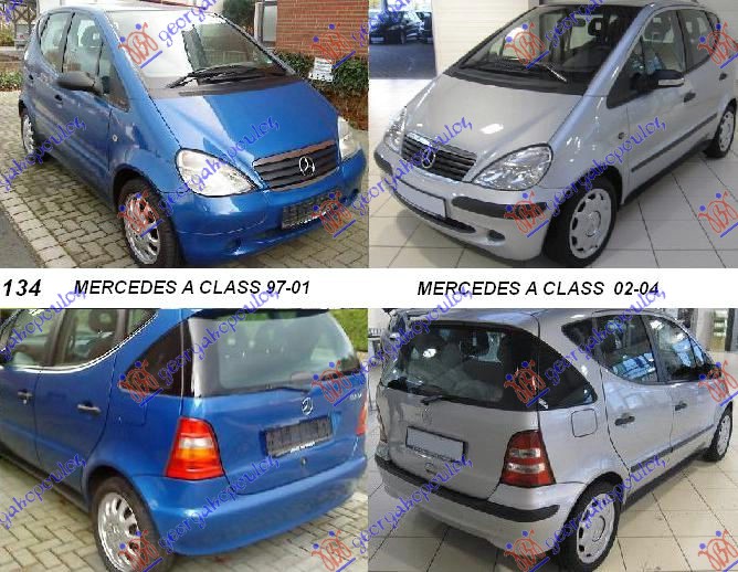 MERCEDES A CLASS (W168) 98-04