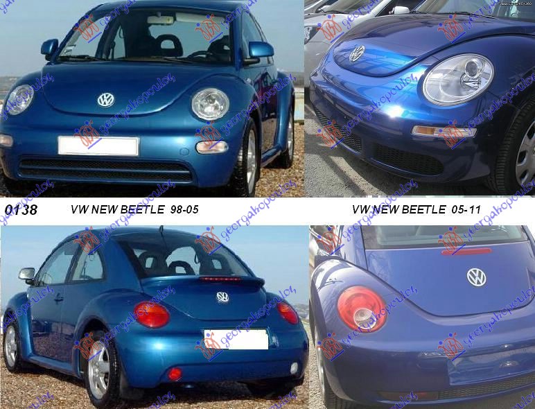 VW NEW BEETLE 98-11