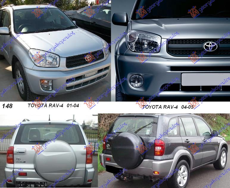 TOYOTA RAV 4 (XA20) 00-05