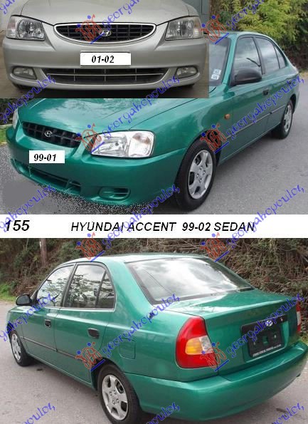 HYUNDAI ACCENT SDN 99-02