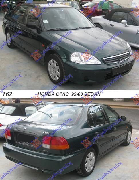 HONDA CIVIC SEDAN 99-00