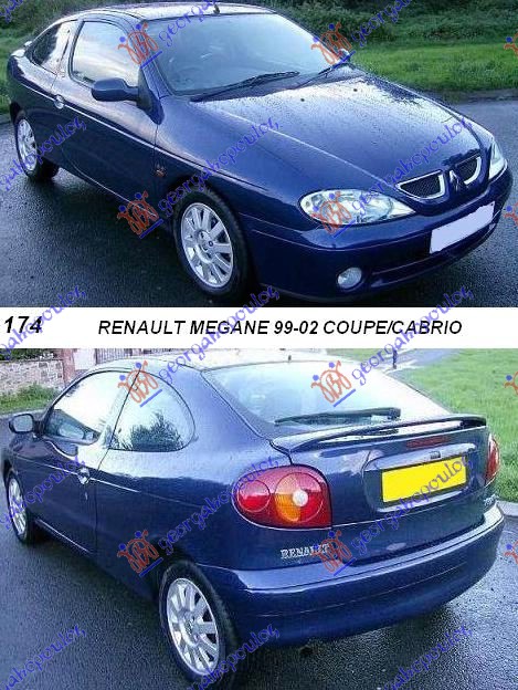 RENAULT MEGANE COUPE-CABRIO 99-02