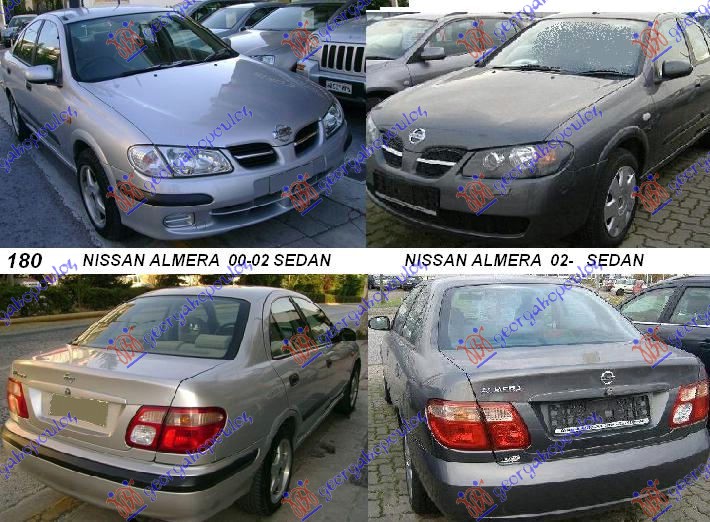 NISSAN ALMERA (N16) SDN 00-06