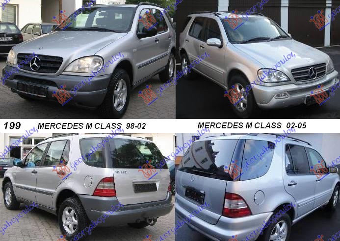 MERCEDES ML (W163) 98-05