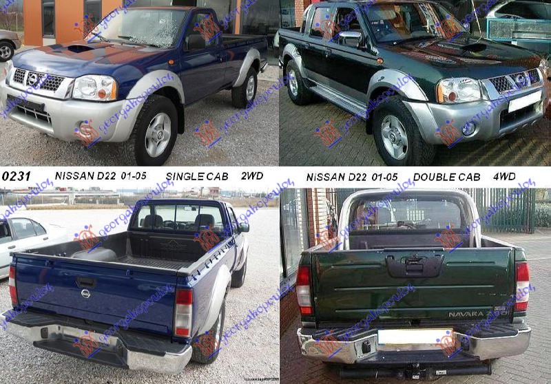 NISSAN P/U (D22) NAVARA 2WD-4WD 01-10