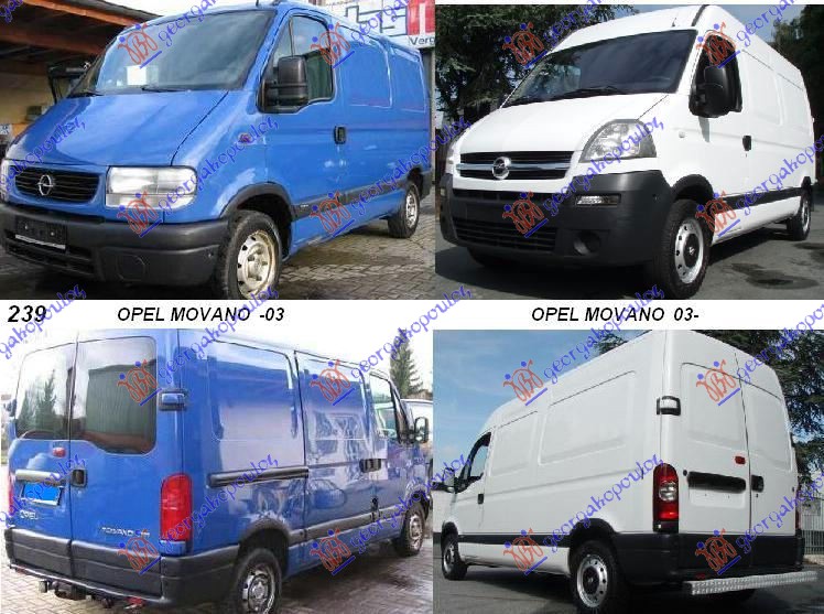 OPEL MOVANO 98-09