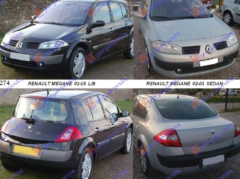 RENAULT MEGANE SDN-H/B-L/B 02-05