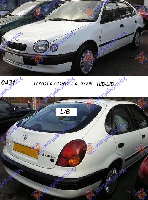 TOYOTA COROLLA (E 11) H/B-L/B 97-99