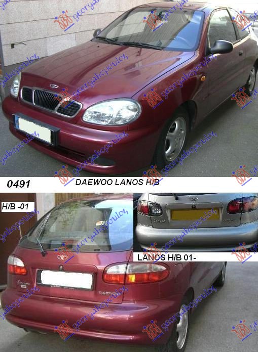 DAEWOO LANOS H/B 97-08