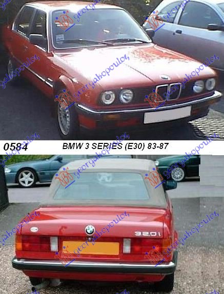 BMW SERIES 3 (E30) 83-87