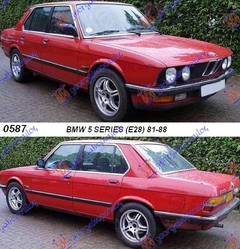 BMW SERIES 5 (E28) 81-88