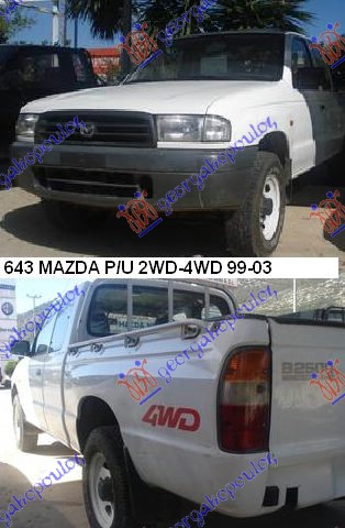 MAZDA P/U 2/4WD 99-03