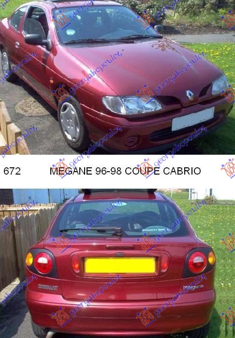 RENAULT MEGANE COUPE-CABRIO 96-98