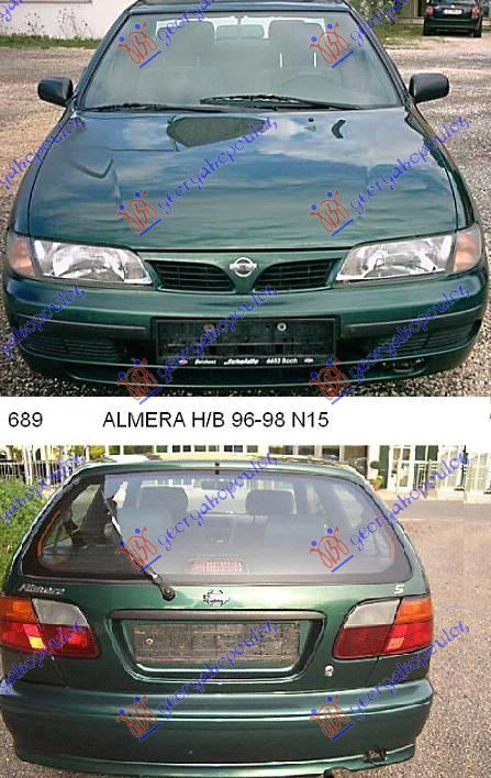 NISSAN ALMERA (N15) H/B 96-98