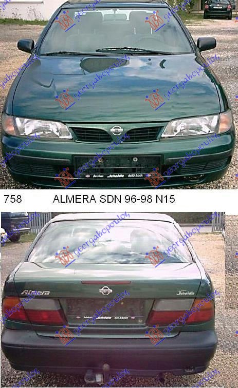 NISSAN ALMERA (N15) SDN 96-98