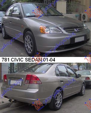 HONDA CIVIC SEDAN 01-04