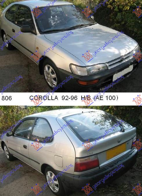 TOYOTA COROLLA (E 10) H/B (3/5D) 92-96