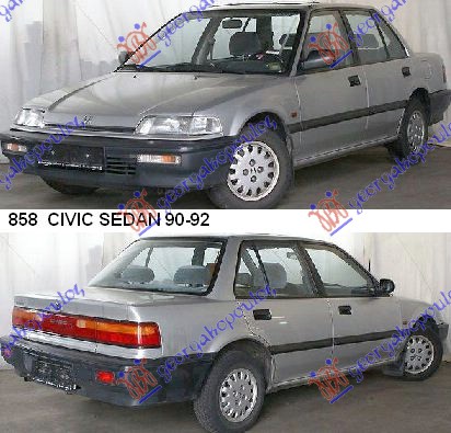 HONDA CIVIC SEDAN 90-92