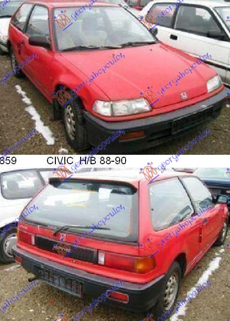 HONDA CIVIC H/B 88-90