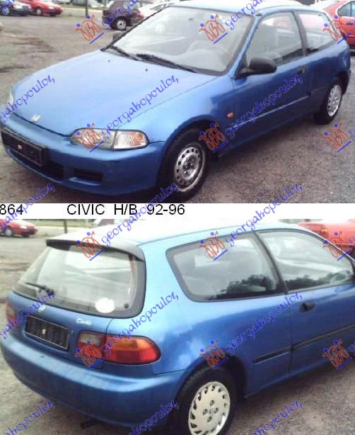 HONDA CIVIC H/B 92-96