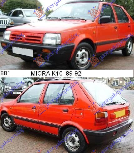 NISSAN MICRA (K10) 88-92