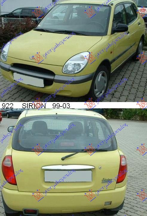 DAIHATSU SIRION 99-05