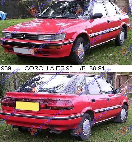 TOYOTA COROLLA (E 9) L/B 88-91