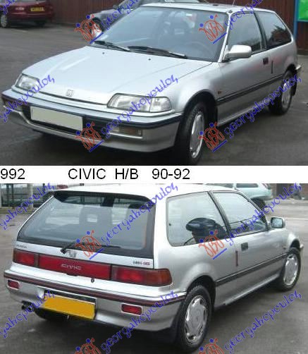 HONDA CIVIC H/B 90-92