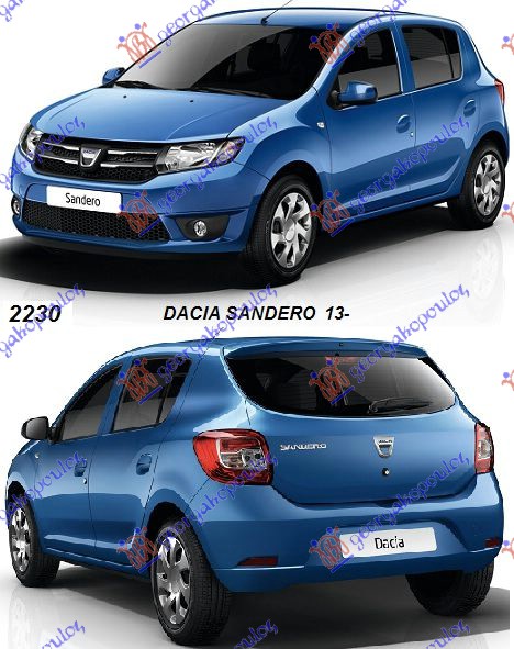 DACIA SANDERO 12-16