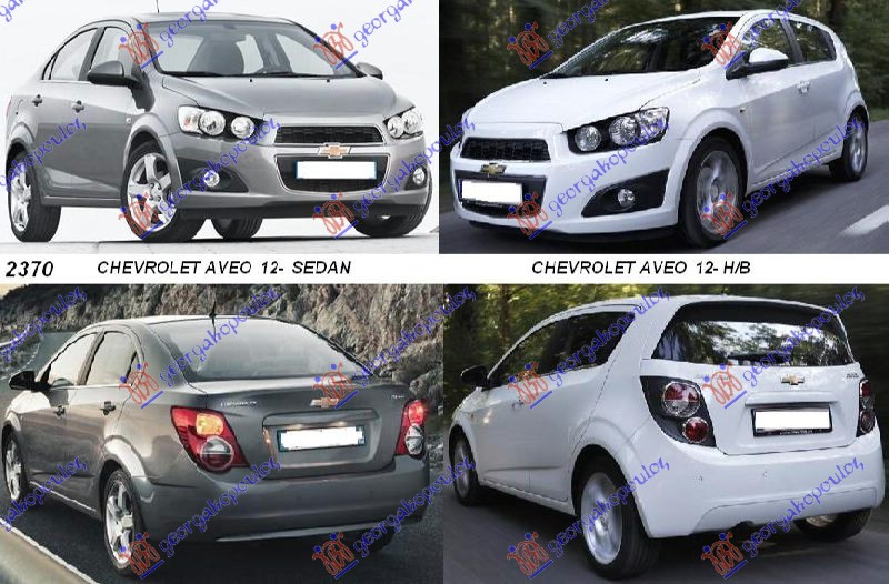 CHEVROLET AVEO SDN-H/B 12-