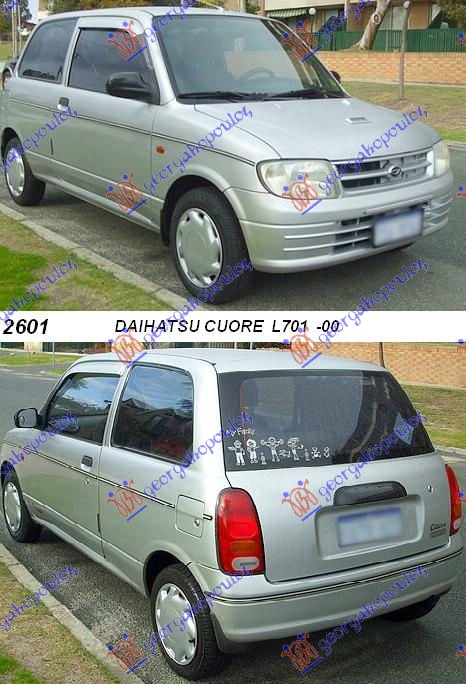 DAIHATSU CUORE (L701) 98-02