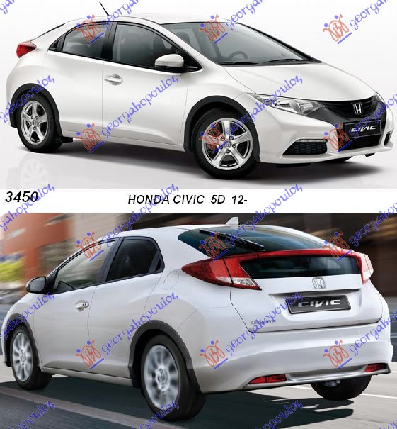 HONDA CIVIC H/B-L/B 12-16