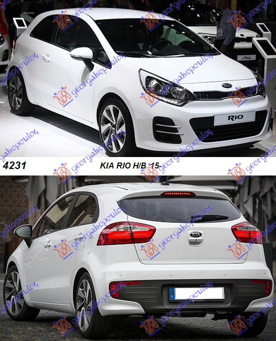 KIA RIO H/B 14-17