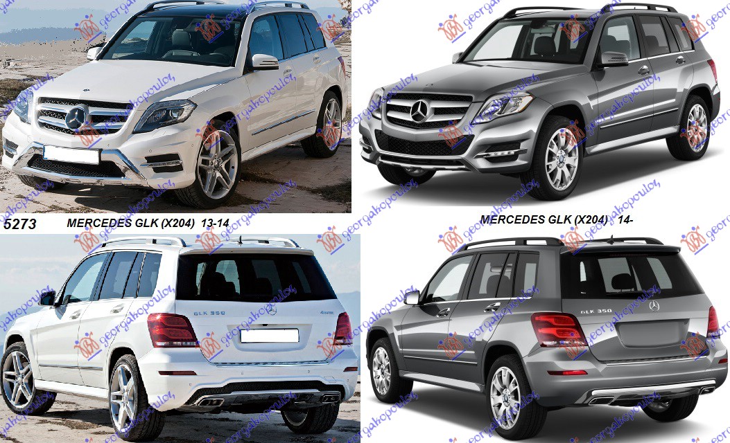 MERCEDES GLK (X204) 12-15