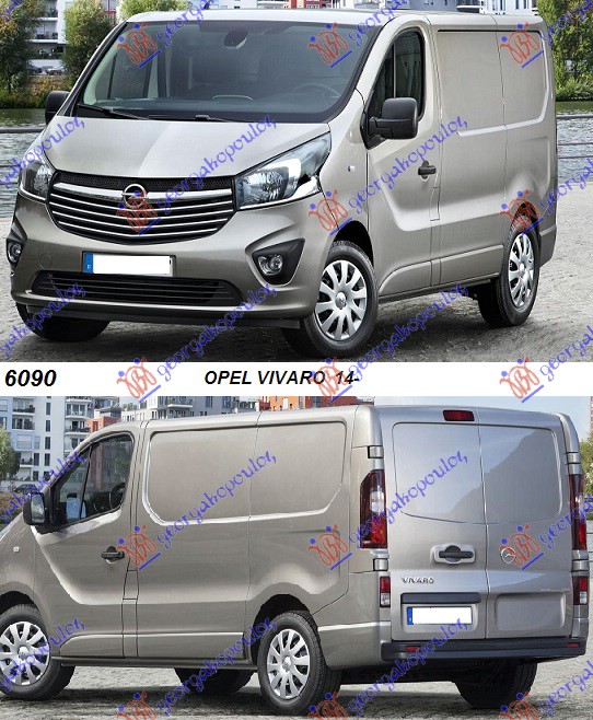 OPEL VIVARO 14-19