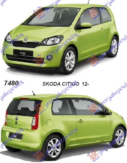 SKODA CITIGO 12-17