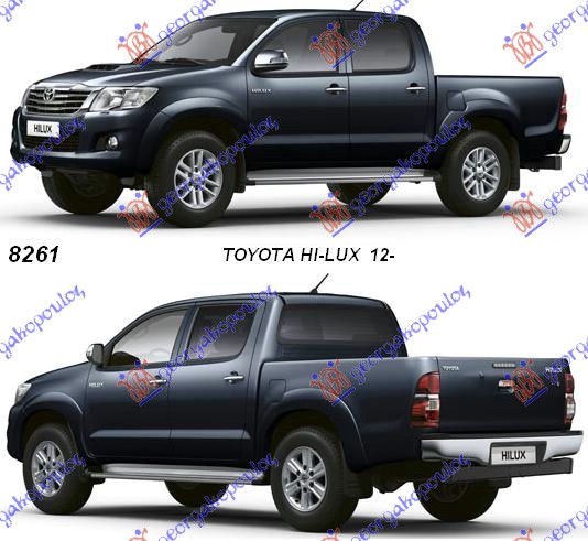 TOYOTA HI-LUX 2WD/4WD 12-15