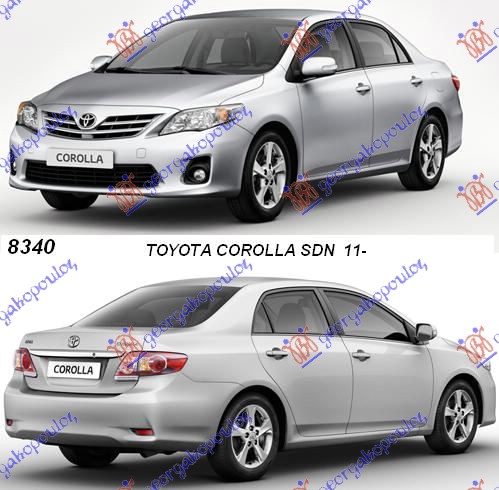 TOYOTA COROLLA (E 15) SDN 11-13