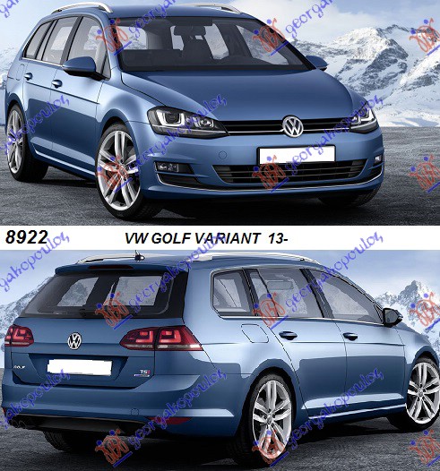 VW GOLF VII VARIANT/ALLTRACK 13-17