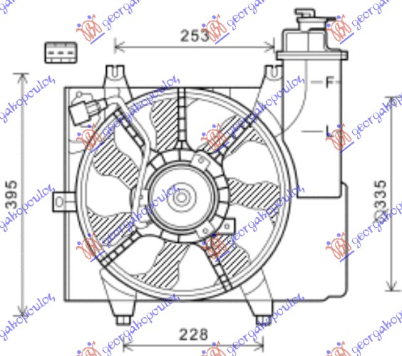 VENTILATOR BENZIN(SA POSUDOM)