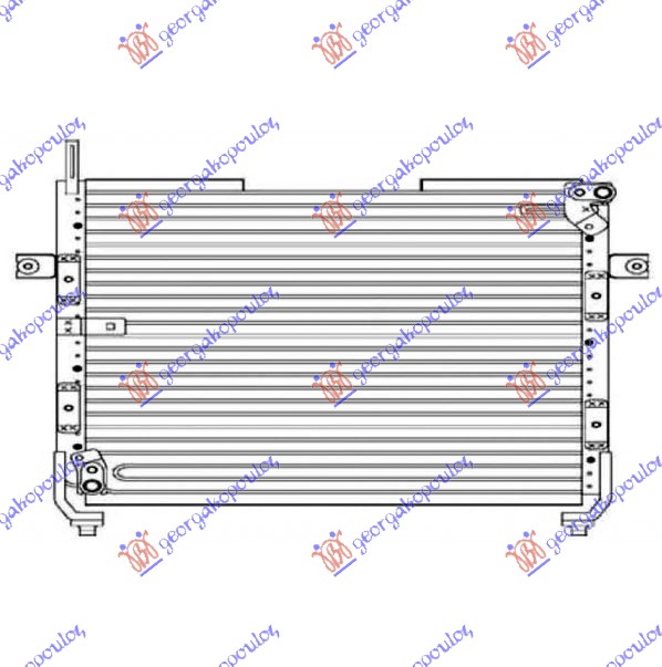 HLADNJAK KLIME ZA SVE MODELE (49x35.7x2.6) 94-