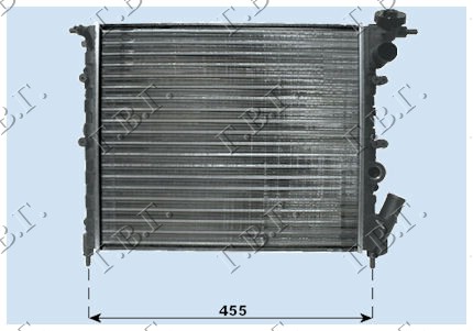 HLADNJAK MOTORA 1.2-1.4cc 8V(39x38)OTVOR.SISTEM