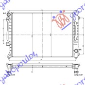 HLADNJAK MOTORA 2.7 i24V-2.5TDi(63x45x30)MANUEL