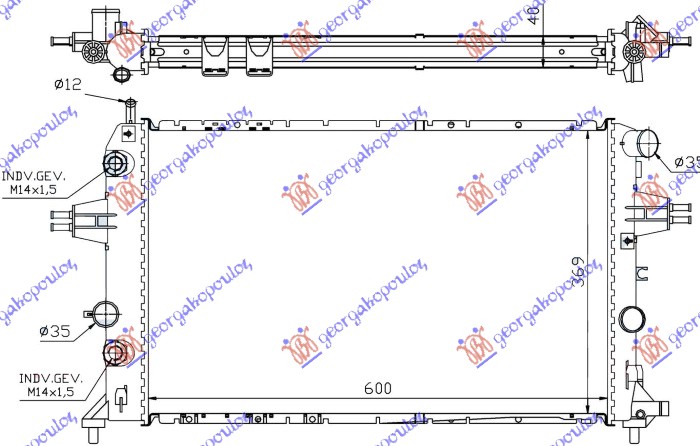 HLADNJAK MOTORA 2.0/2.2 TD DIZEL (AUTO) (600x370)