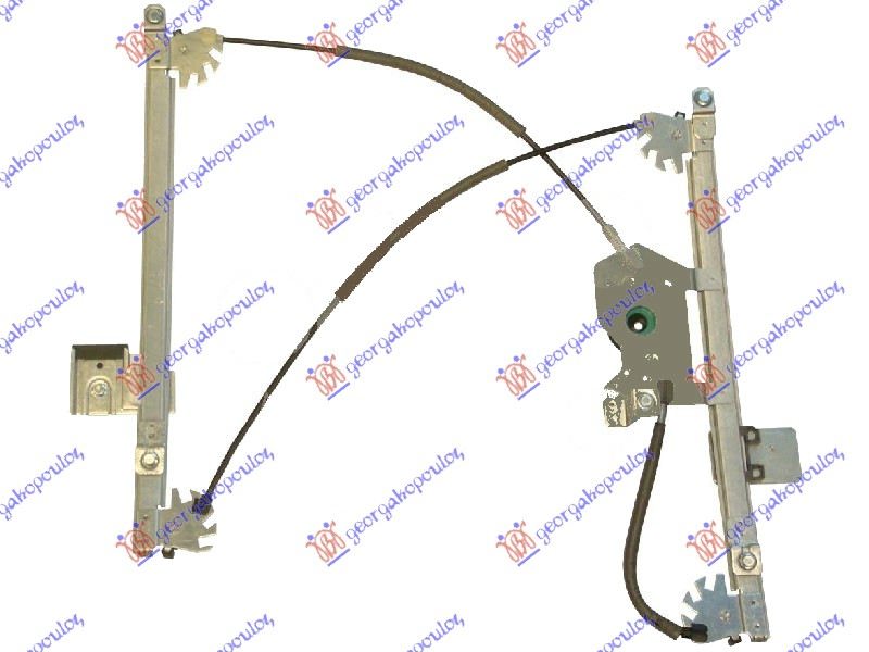 PODIZAC PREDNJEG PROZORA ELEKTRICNI (BEZ MOTORA) (A KVALITET)