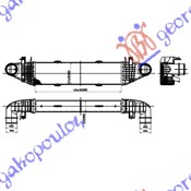 HLADNJAK INTERCOOLER .1.8-2.5B.2.2CDi(62.5x113x62)