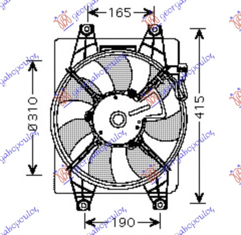 VENTILATOR KOMPLET BEN-DIZ (MAN/AUT)