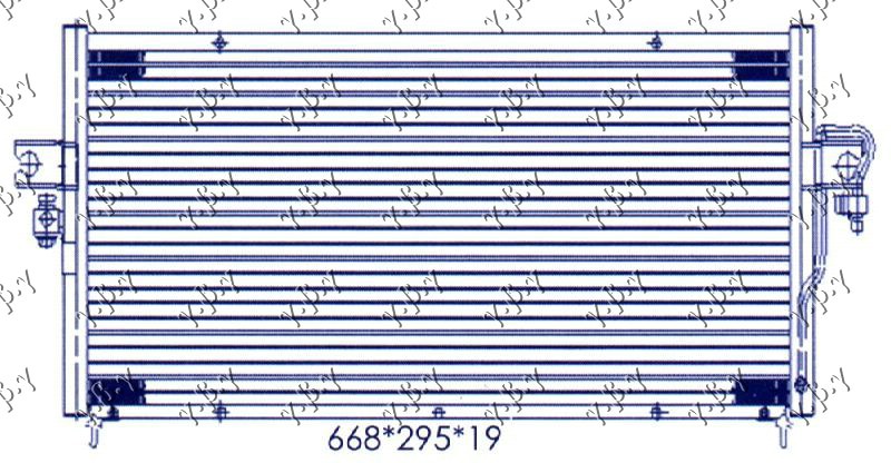 HLADNJAK KLIME SVI MODELI (65.5x27) (10/15mm