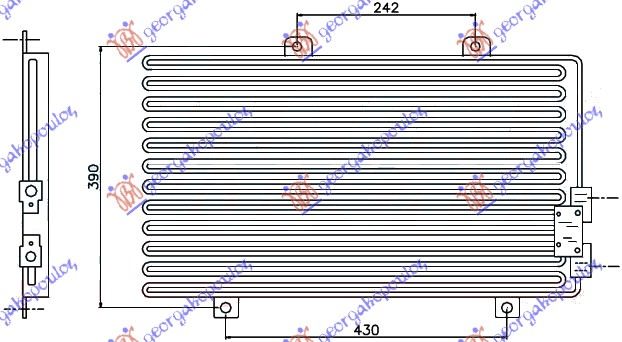 HLADNJAK KLIME 95- TS (54.5x34.5)